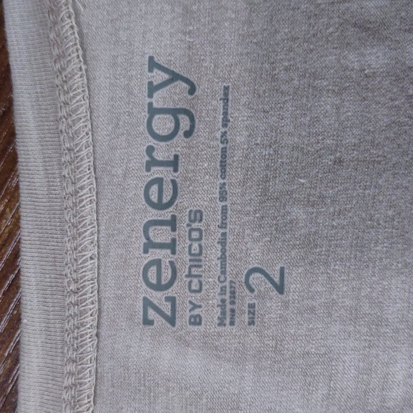 Zenergy by Chico's "Sandra" Embellished Top - Picture 6 of 9